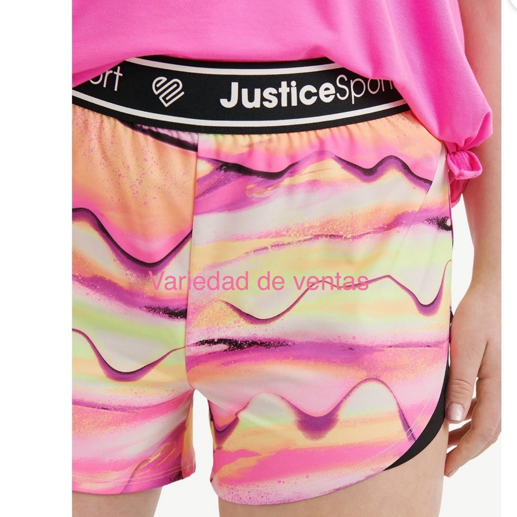 Justice Girls Printed Running Short, Sizes Xs-Xlp